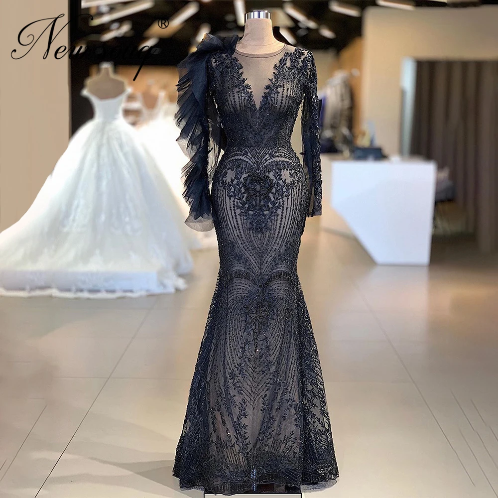 

Вечерние платья с бисером для выпускного вечера от Haute Couture Dubai 2020 вечернее платье для средневосточного вечера индивидуальная одежда