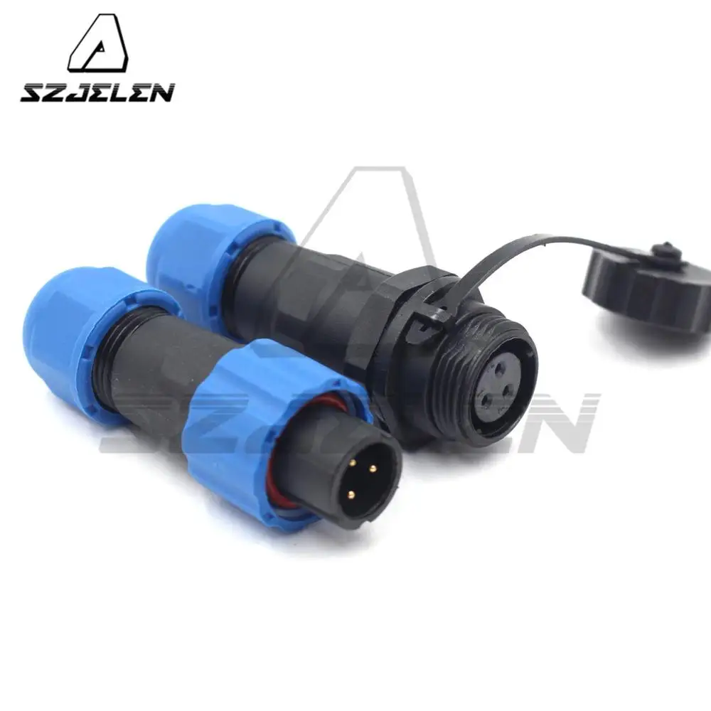 sd13-type-3-pin-automotive-docking-waterproof-connector-plug-socket-ip67-male-and-female-circular-electrical-connector