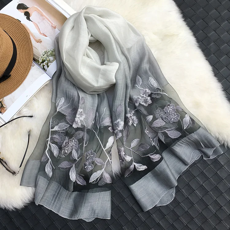 

Women Scarf Cotton Hijab Scarf Pashmina Lady Shawls And Wraps Head Scarves Neck White