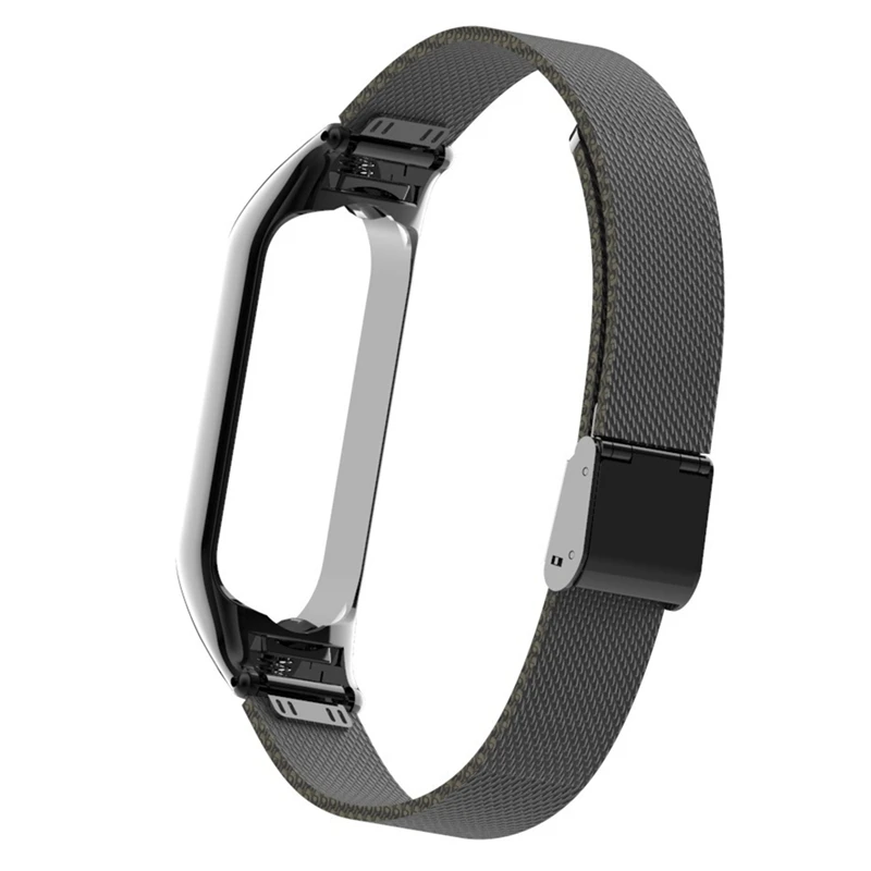 Ремешок для часов Xiaomi Mi Band 5/6 металлические сменные браслеты аксессуары