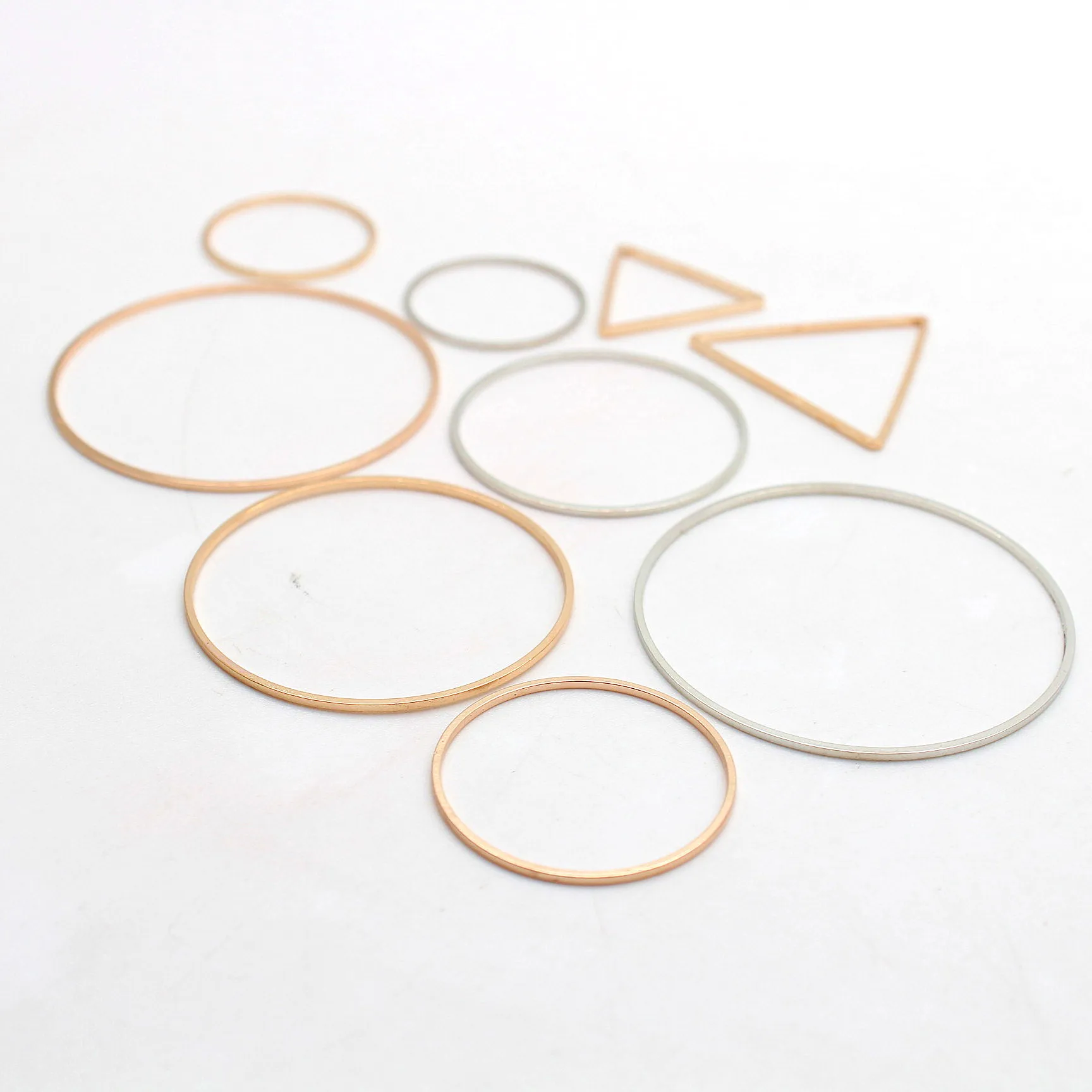 20 шт./лот KC золотые кольца для самостоятельного изготовления сережек круглые