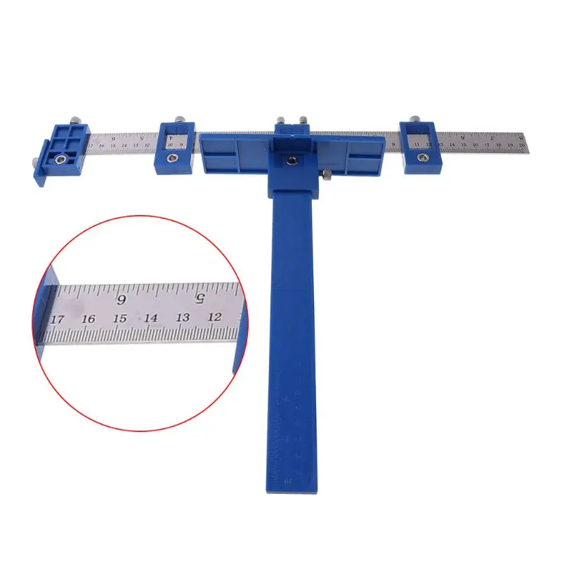 

Detachable Cabinet Hole Punch Locator Jig Tool Drill Guide Sleeve Woodworking