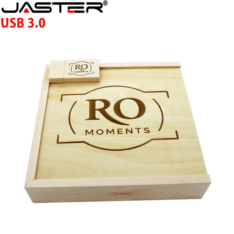 Деревянный фотоальбом JASTER usb + коробка флеш накопитель 3 0 флешка 4 ГБ 16 32 64