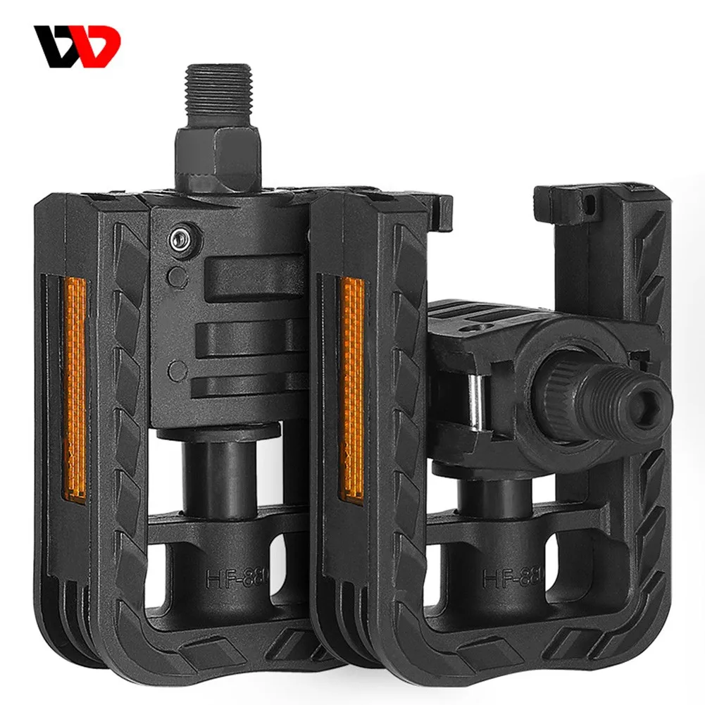 

Bicycle Folding Pedals Carbon Steel Anti-Slip Folded Footboard 9/16"/14mm For MTB Folding Bike Accessories