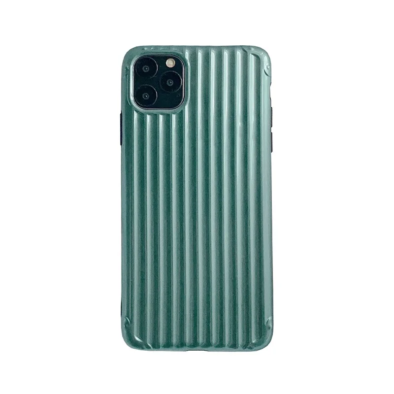 Для iPhone 11 2019 чехол для чемодана Поздняя Ночь зеленый Поддержка беспроводной