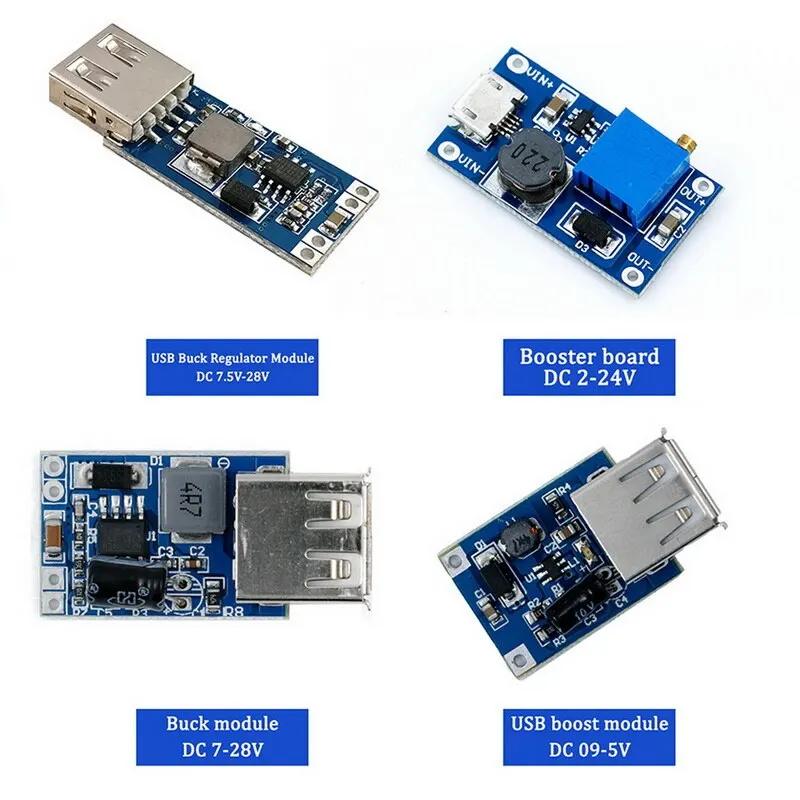 Вниз/вверх регулятор напряжения Модуль 3A USB DC конвертер телефон зарядное