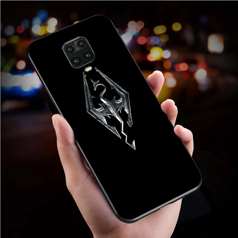 Чехол для телефона с логотипом Skyrim черный силиконовый чехол Redmi 5Plus 7A 8A 9A 6Pro 9T 10X