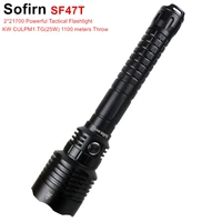 new sofirn sf47t tactical 21700 led flashlight 1500lm torch powerful 25w long throwing 1100 meters with power indicator