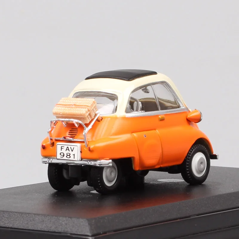 Cararama мини милые классические 1/43 весы Isetta 250 автомобиль пузыря литые Автомобили Модель для маленьких мальчиков подарки миниатюрные 1955