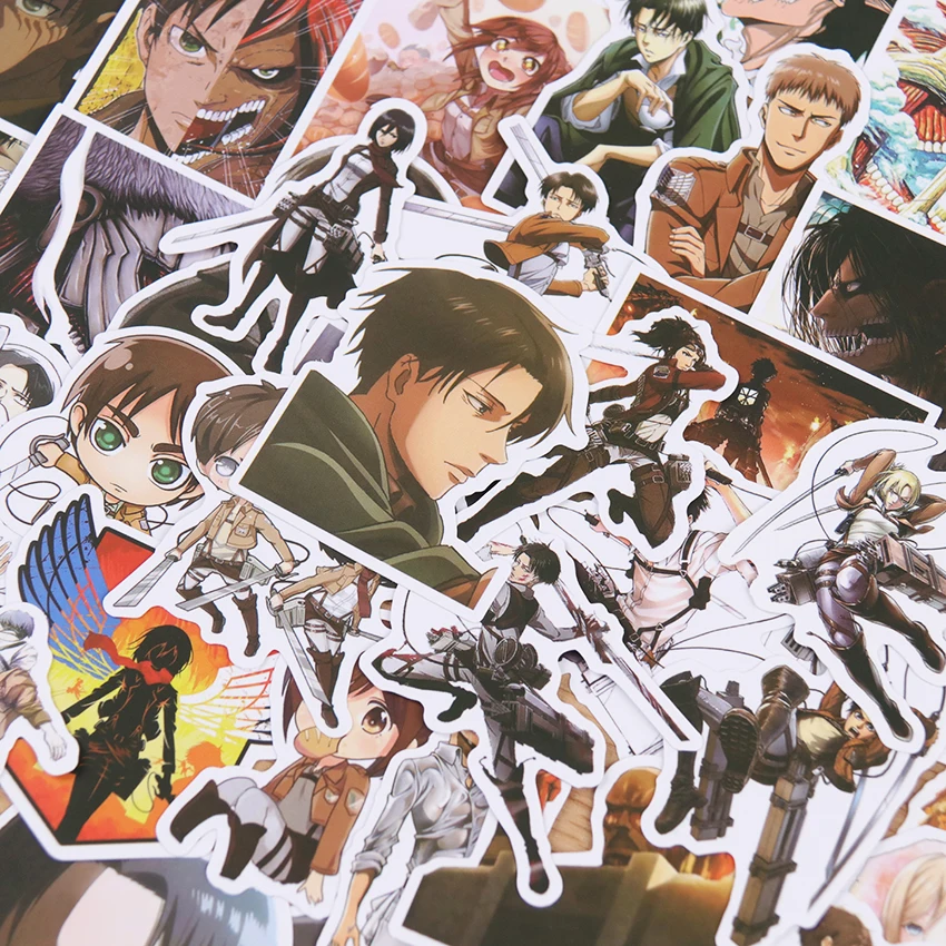 50 шт. Аниме обувь для косплея по аниме атака на Титанов ПВХ Водонепроницаемый