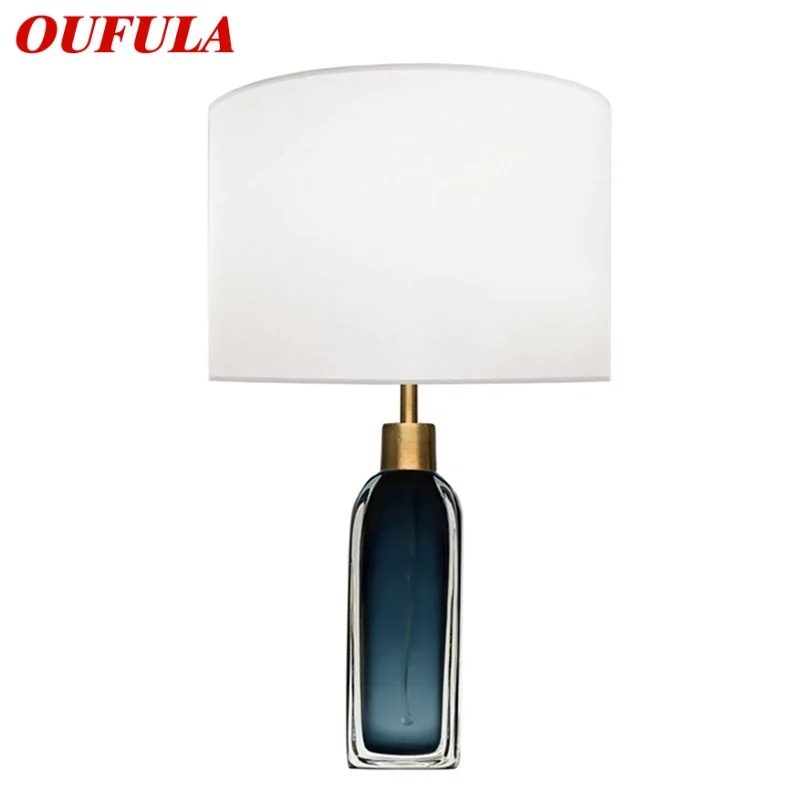 

OUFULA Table Lamp Contemporary LED Creative Decorative Desk Lighting for Home Bedside