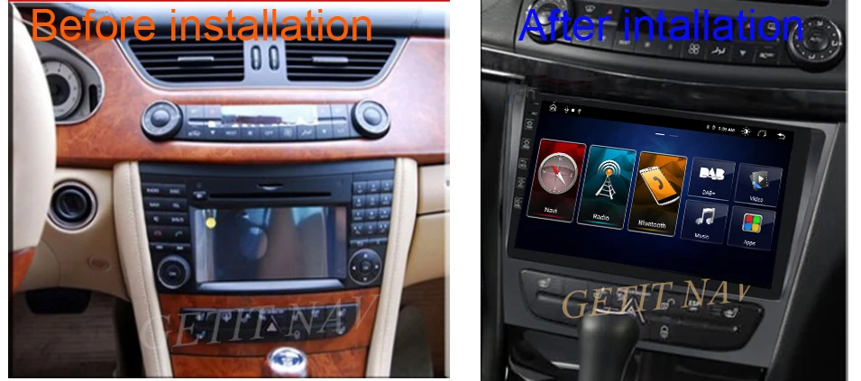 Автомагнитола на Android 11 мультимедийный видеоплеер для Mercedes Benz E-class W211 E200 E220 E300 E350