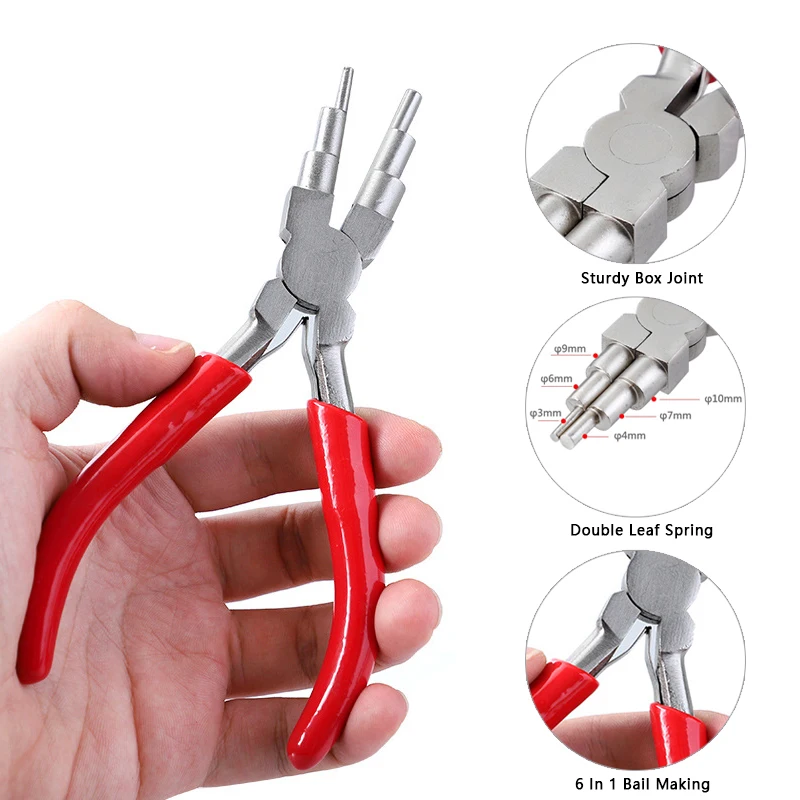 

Mini Pliers Diagonal Pliers Round Bent Needle Nose Cutter Handcraft Beading Insulated Plier For DIY Small Jewelry pliers tools