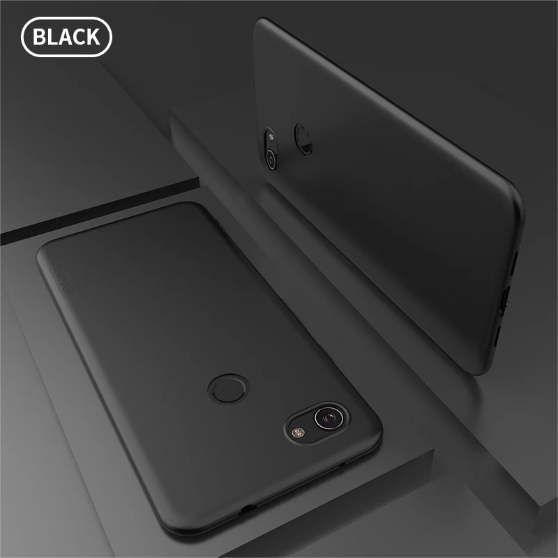 black phone case Для Google Pixel 3A XL чехол для телефона X-Level ультра-тонкий мягкий ТПУ защитный чехол для Pixel 3XL Pixel 4XL гладкая кожа Capa - Цвет: black phone case