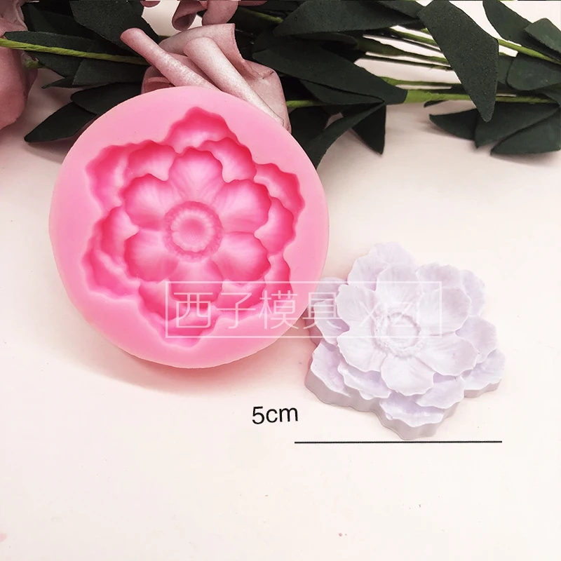Силиконовая форма для цветов украшение шоколада помадки торта инструменты
