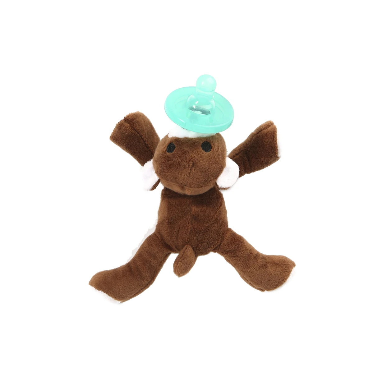 Bear Goocheer 1 шт. мультяшная пустышка для малышей, Детская пустышка для мальчиков и девочек, детские силиконовые пустышки, мягкий плюш, животное - Цвет: Bear