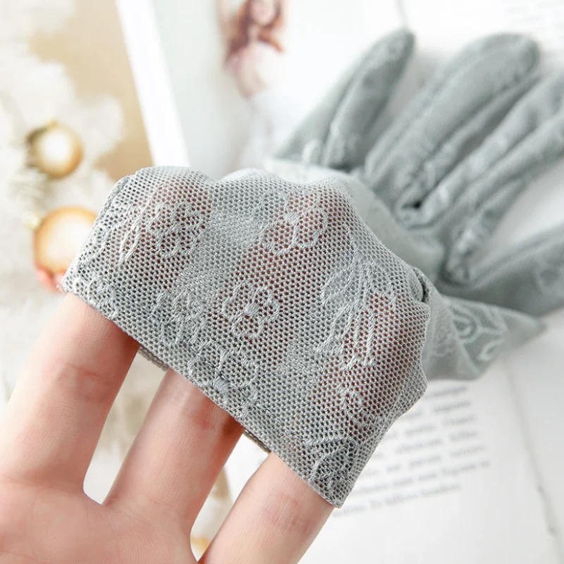

New Arrivial Party Sexy Dress Gloves Women Lady Lace Mittens Accessories Sunscreen Summer Full Finger Girls Lace Fashion Gloves