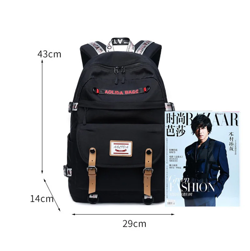 Рюкзак для девочек и студентов средней школы модные женские сумки ноутбука с