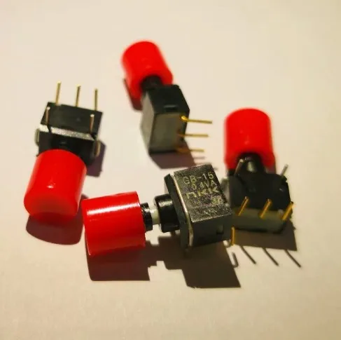 

Japan Button reset switch GB-15 0.4VA NKK GB15AH + hat