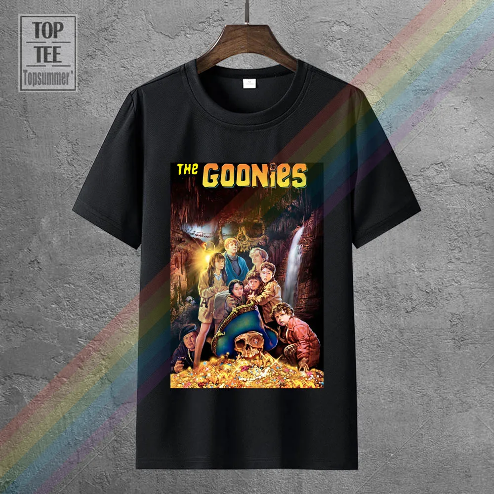 

The Goonies Movie Poster Mens Horror T Shirts Branded Tshirts Cool T-Shirts Graphic Shirt Airborne Forces Dlwmlr