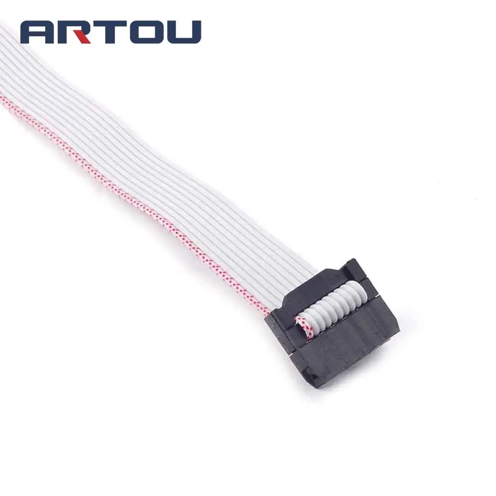 1 шт. 30 см 10 Pin USB ASP ISP JTAG AVR провод P IDC плоский ленточный кабель для передачи данных 2