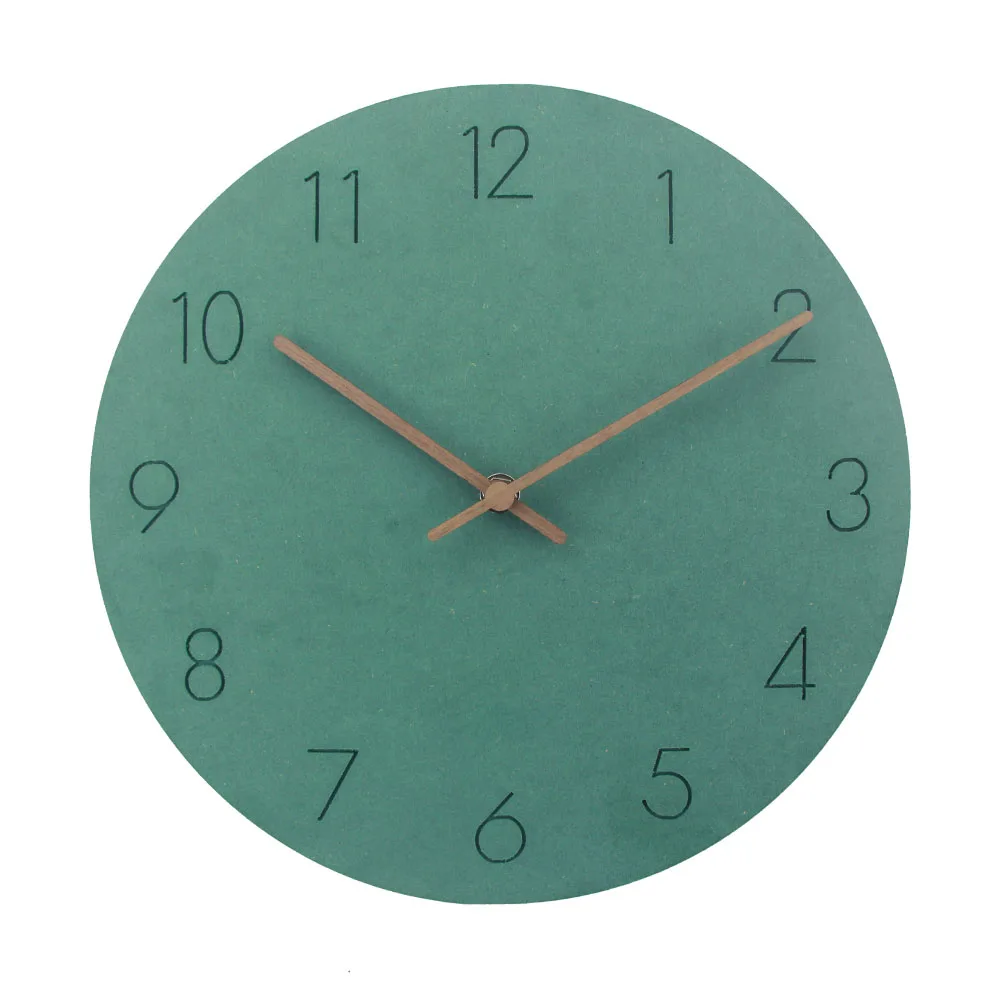 

Wall Clock MDF Wooden Wall Clocks Modern Design Vintage Rustic Shabby Clock Quiet Art Watch Home Decor Relogio De Parede Watch