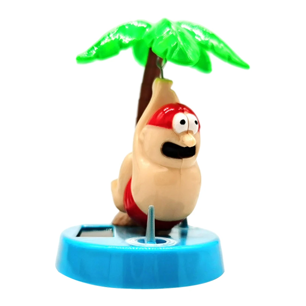 Танцующие животные на солнечных батареях качающийся автомобиль анимационная