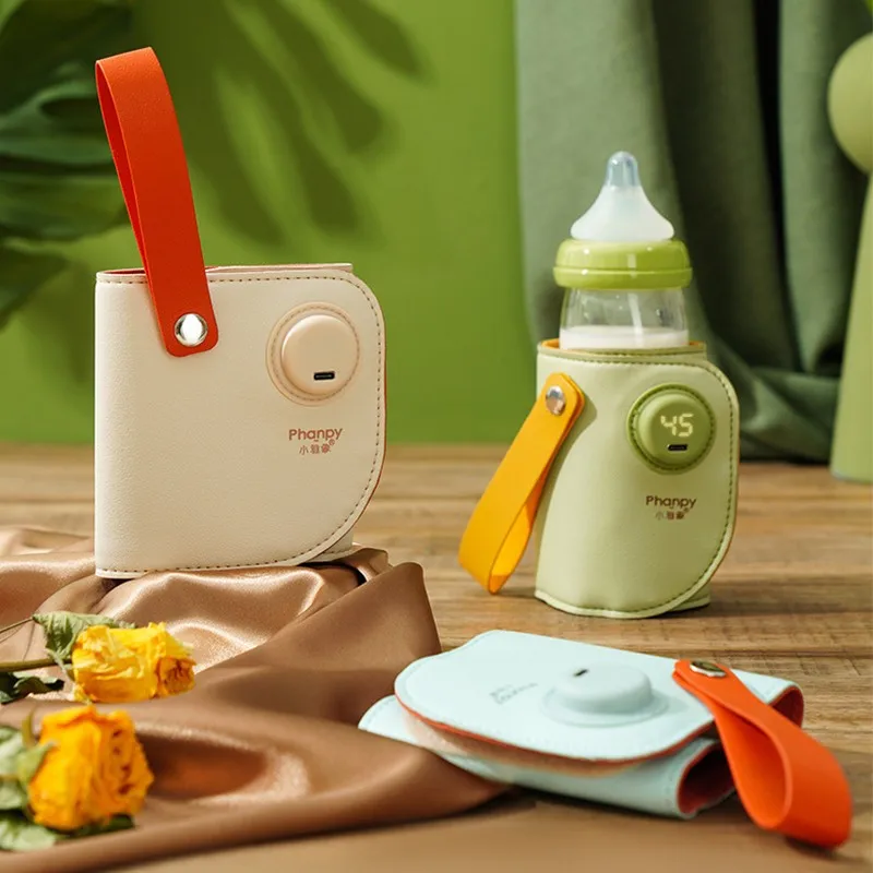

Baby Bottle Warmer Bag Portable USB Heater Travel Milk Warmer Infant Feeding Bottle Thermostat Food Warm Cover Baby Care