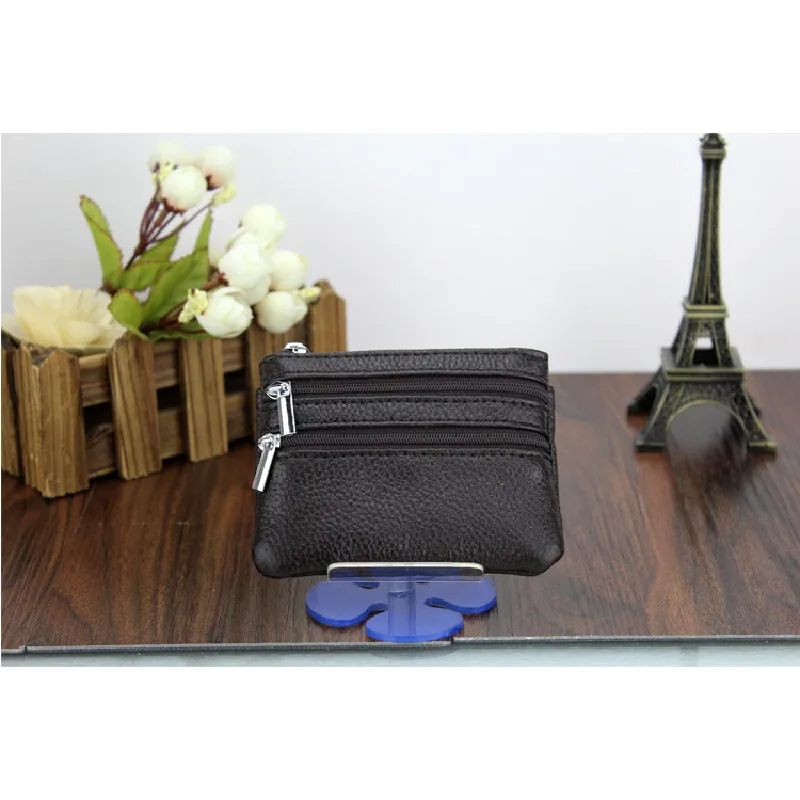 

2021and American Style Multifunctional Ladies Leather Coin Purse Business Card Bag Short Small Hand Bag Key Case Small Wall