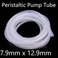 peristaltic pump tube id 7 9mm x 12 9mm od soft silicone hose wall 2 5mm flexible drink water connect pipe nontoxic transparent
