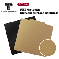 twotrees new double sided pei spring steel sheet textured with magnetic base 220235310mm for 3d printer parts hot heat bed
