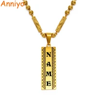 anniyo customize nameplate pendant necklacespersonalized name letter guam hawaiian kiribati jewelry africa wedding gift 205321