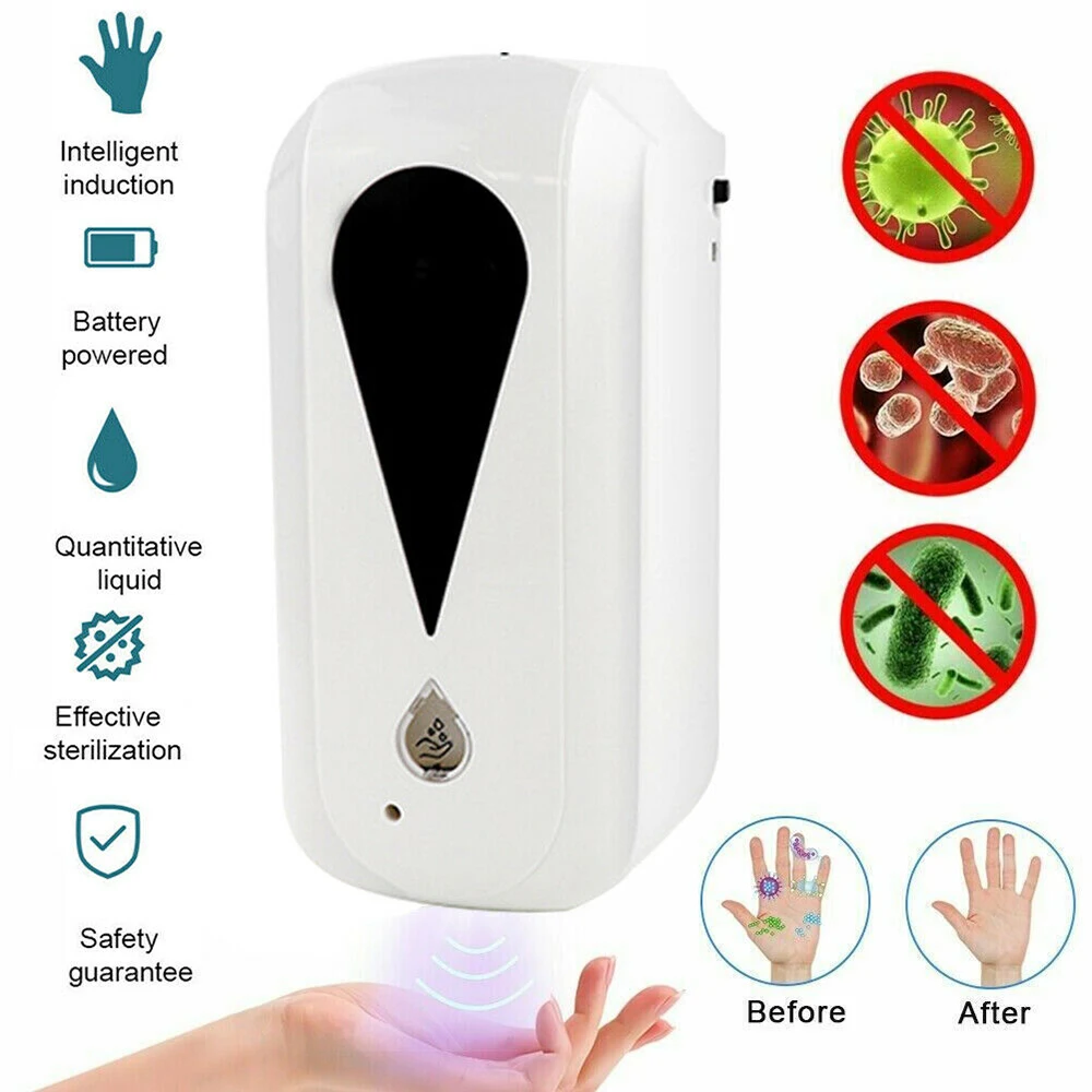 1200 мл водонепроницаемый автоматический диспенсер для жидкого мыла умный датчик