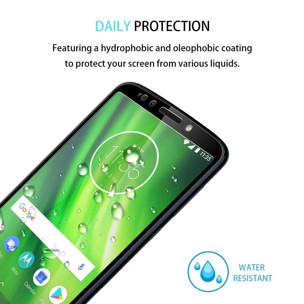 9D полное покрытие закаленное стекло для Motorola Moto E5 G6 G7 P30 Play Защита экрана One Power E4 PLUS