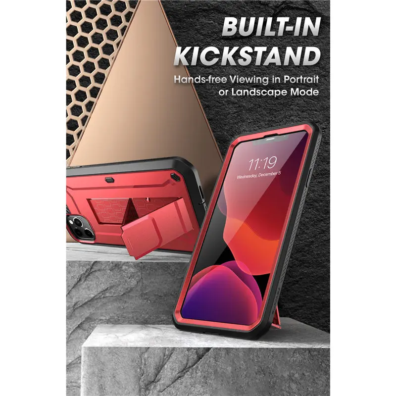 for iphone xr xs max 1111 pro11 pro max case supcase ub pro rugged holster cover with built in screen protector kickstand free global shipping