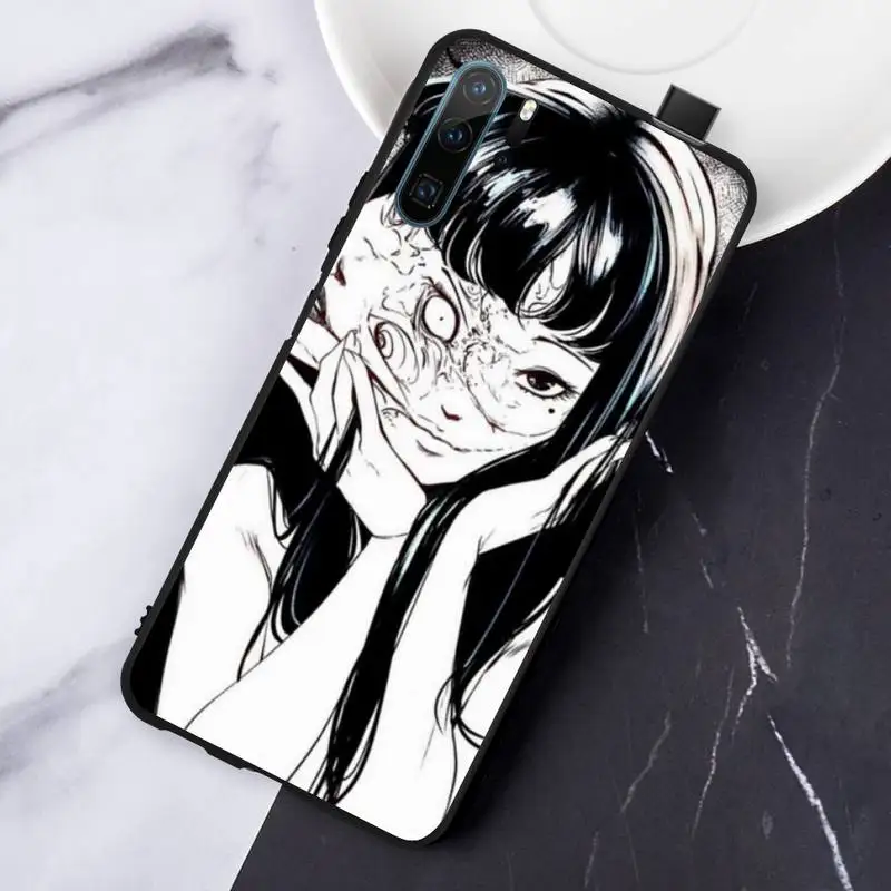 

Anime Japan Junji Ito Tees Horror high quality luxury Phone Case For Huawei honor Mate P 10 20 30 40 Pro 10i 9 10 20 8 x Lite