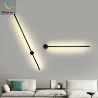 nordic minimalism line led highlight walllamp office hotel living room dining bedroom wall lights decorat home room wall lamps