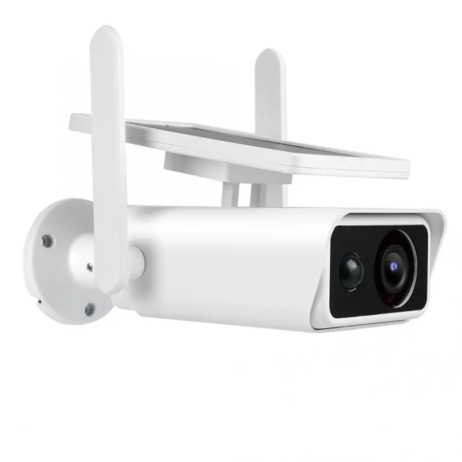 1080P HD WiFi цилиндрическая камера солнечная панель открытый водонепроницаемый PIR