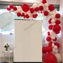 121Pcs White Red Balloon Arch Kit Baby Shower Kids Happy Birthday Wedding Decoration Balloons New Year Home Decoration Supplies