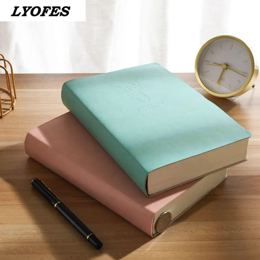 A5 Super Thick Notebooks Journals Budget Book Sketchbook Office School Supplies Soft Cover Journal Diary Notepads Stationery
