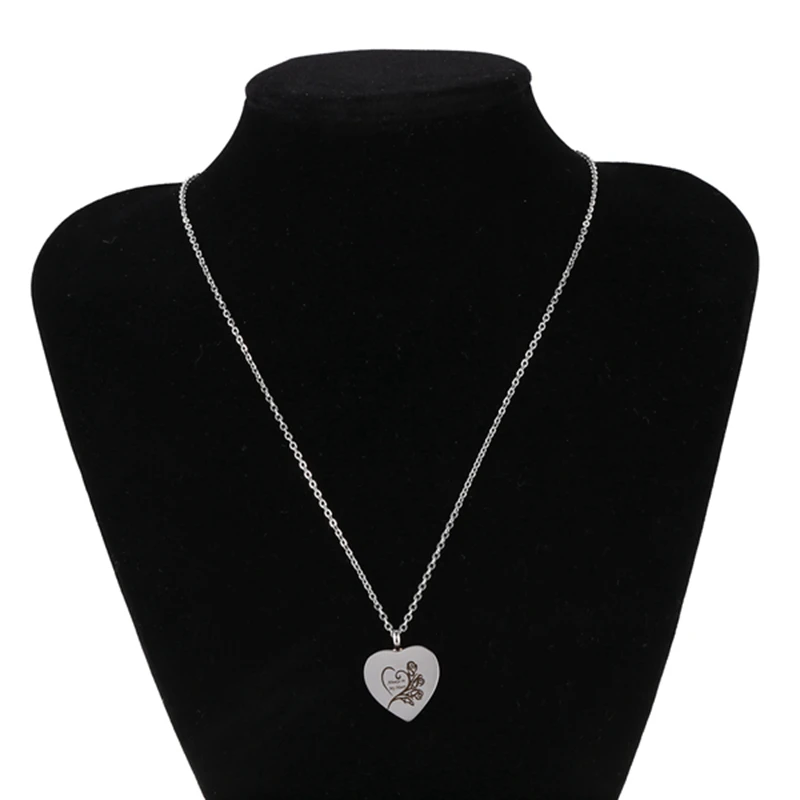 Кремации &quotвсегда в моем сердце урна ожерелье с кулоном форме сердца Мемориал&quot