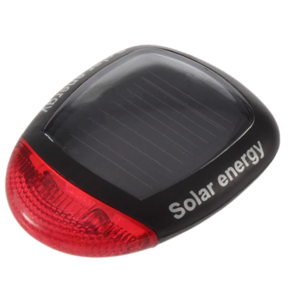 

Mountain bike solar tail lamp bicycle lamp safety tail lamp warning lamp