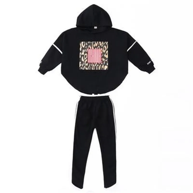2019 Letter printing Baby Girls Clothes Sets Autumn spring Casual Cotton Children Tracksuit Long sleeve Hoodie + Pants 2Pcs Suit | Детская
