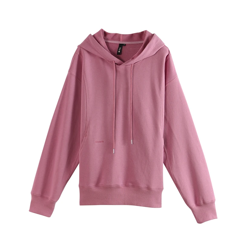 

Toyouth Spring Fashion Hooded Tracksuits For Women Long Sweatshirts Loose Embroidery Korean Hoodie With Pocket Female