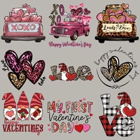 lovers clothes diy accessories patch flower appliqued diy heat transfer iron on patches washable valentines parches for clothes