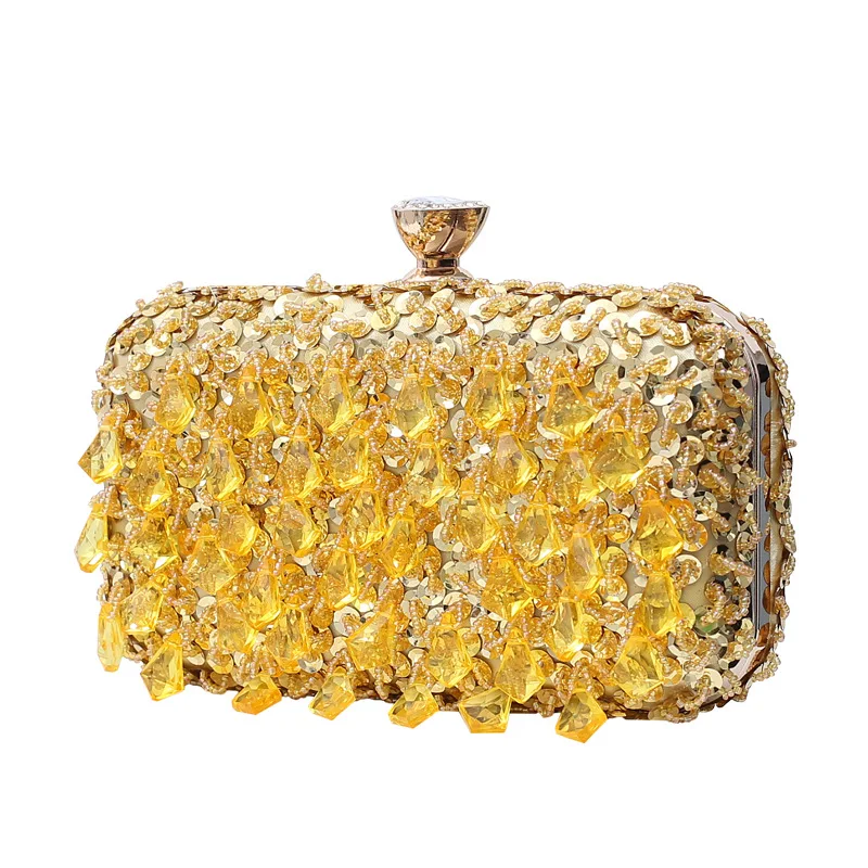 

Women Sequins Evening Bags Bling Wedding Dinner Wallets With Chain Banquet Shoulder Bags Fashion Clutch Purse Drop Shipping