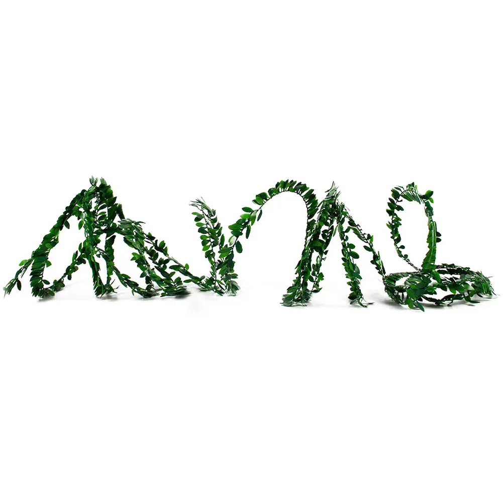 

5 Meter Leaves Wreath Home Decor Artificial Plant Decoration Green Leaves For Wedding Decoration DIY Wreath Craft Fake Flower