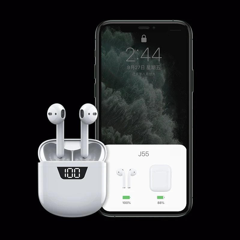 TWS-наушники Bluetooth-наушники Беспроводные наушники с микрофоном Сенсорное