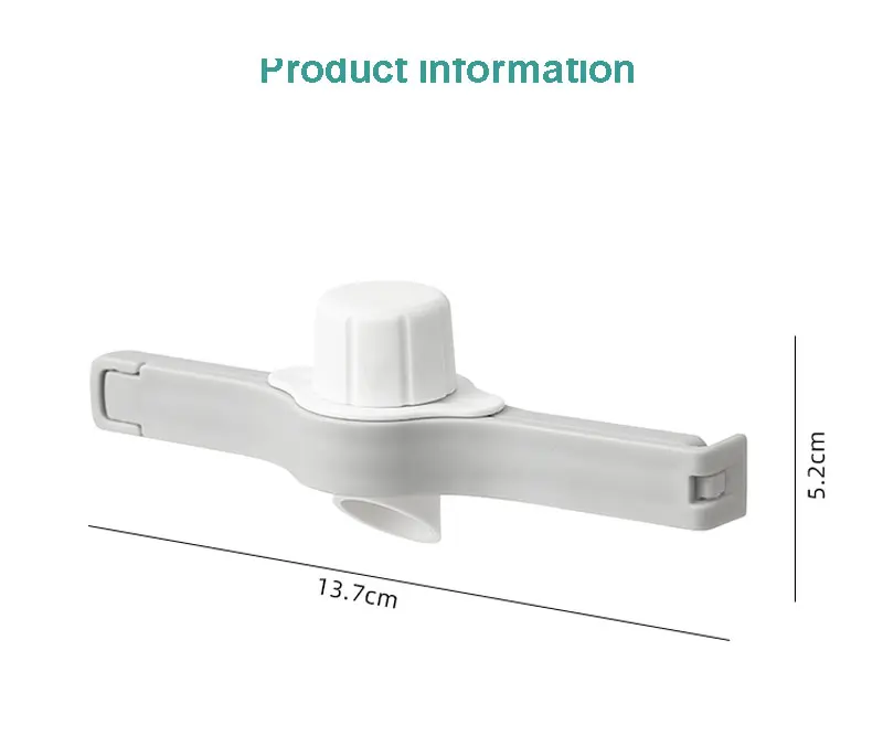 

10pcs Seal Sealing Bag Clips Sealer Discharge Nozzle Sealing Clip Food Bag Sealing Clip Kitchen Food Milk Powder Kitchen Tools