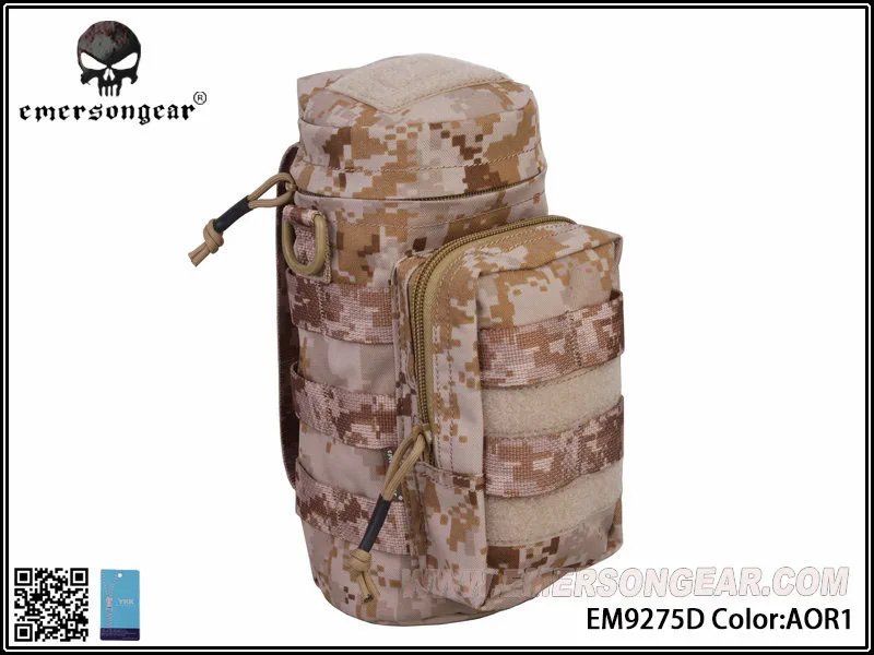 AOR1 Emersongear Emerson тактическая сумка на плечо, водонепроницаемая, Molle, для охоты, кемпинга, туризма, стрельбы, бутылки для воды, сумка - Цвет: AOR1